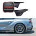 AD Style Carbon Fiber Rear Spats Bumper Lip for Toyota Supra A90 A91 Rear Bumper Corner Splitters Tuning Parts