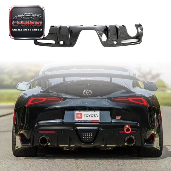 AG Style Carbon Fiber Rear Bumper Diffuser Lip for Toyota Supra MK5 A90 A91 GR Supra Rear Lower Splitter Tuning Parts