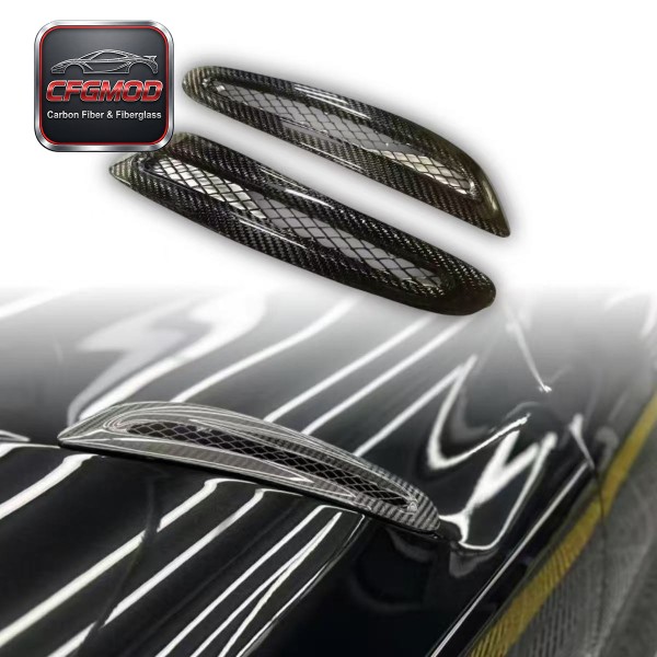 Carbon Fiber Hood Vent with Mesh for Toyota Supra MK5 A90 A91 GR Supra Bonnet Air Intake Scoop Tuning Parts Carbon Fiber Hood Vent with Mesh for Toyota Supra MK5 A90 A91 GR Supra Bonnet Air Intake Scoop Tuning Parts