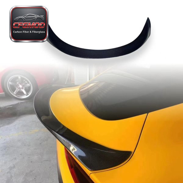 A Style Carbon Fiber Rear Spoiler Wing for Toyota Supra MK5 A90 A91 GR Supra Trunk Lip Tuning Parts