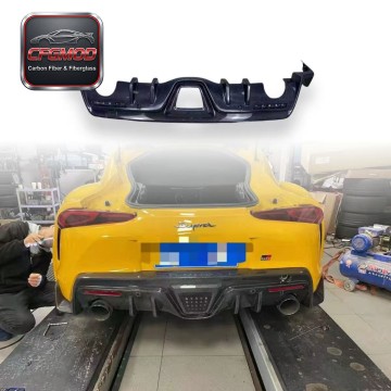 OEM Style Dry Carbon Fiber Side Door Edge Trim for Toyota Supra MK5 A90 A91 GR Supra Door Molding Tuning Parts