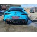T Style Carbon Fiber Rear Bumper Diffuser Lip and Spats for Toyota Supra MK5 A90 A91 GR Supra Rear Lower Splitter Tuning Parts
