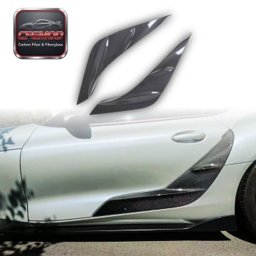 Style Dry Carbon Fiber Side Door Edge Trim for Toyota Supra MK5 A90 A91 GR Supra Door Molding Tuning Parts