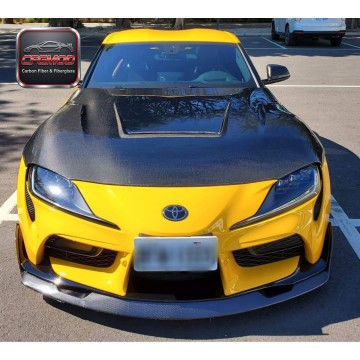 LB Style Carbon Fiber Engine Hood Bonnet for Toyota Supra MK5 A90 A91 GR Supra Front Hood Vent Lid Tuning Parts