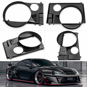 For 1993-1998 Supra MK4 Radiator Fan Cover Carbon Fiber