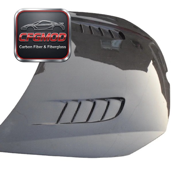 Carbon Fiber Golf 6 Hood Bonnet-Black 3K Twill Weave Glossy Finish Carbon Fiber Golf 6 Hood Bonnet-Black 3K Twill Weave Glossy Finish