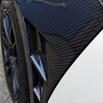 High Glossy Black Carbon Fiber Front Fender for VW Scirocco R with Screw Mounting High Glossy Black Carbon Fiber Front Fender for VW Scirocco R with Screw Mounting