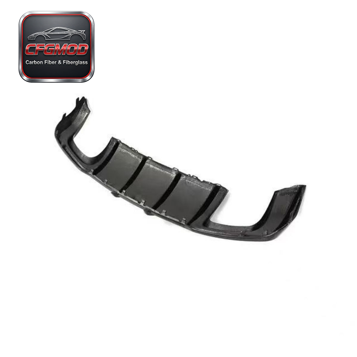 For Audi A3 S3 2013-2020 KB Style Carbon Fiber Blade Rear Lip Diffuser — 5