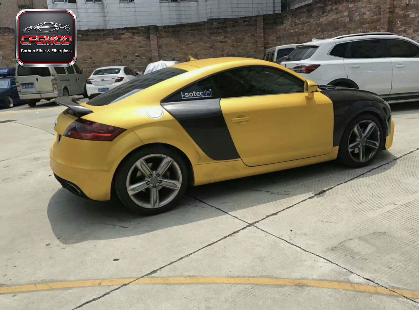 For Audi TT TTS TTRS 2007-2014 OEM Style Carbon Fiber Front Fenders — 4