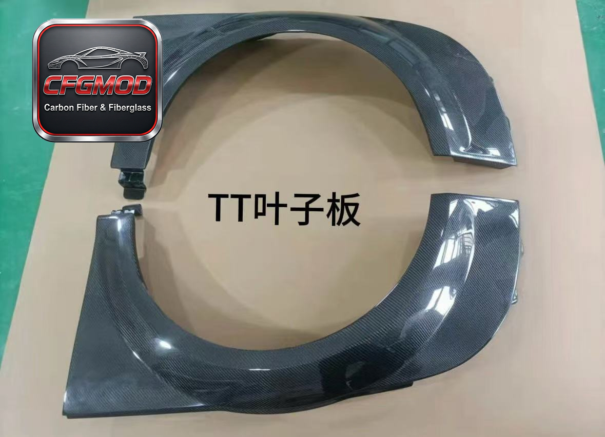 For Audi TT TTS TTRS 2007-2014 OEM Style Carbon Fiber Front Fenders — 8
