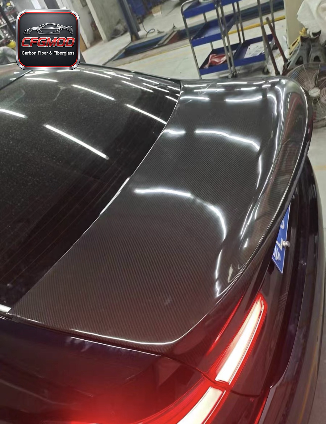 For Audi A3 S3 2013-2019 Carbon Fiber Trunk Lid Bootlid Rear Deck Lid — 9