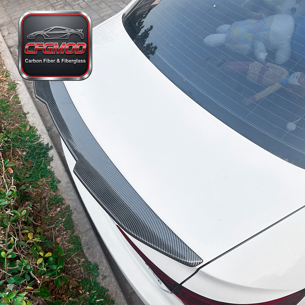 For Audi A5 S5 2013-2020 PSM Style Carbon Fiber Trunk Spoiler Rear Wing — 7