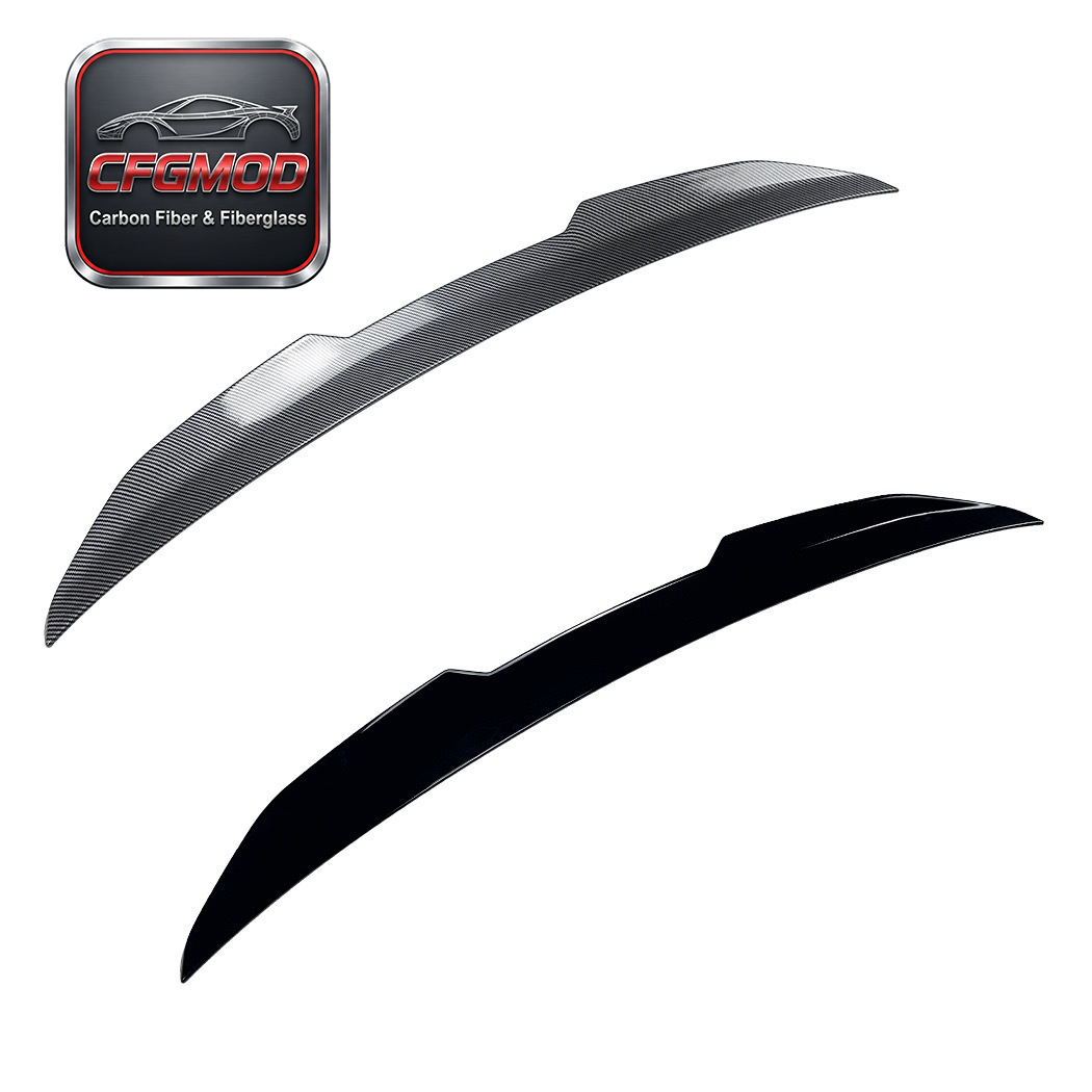For Audi A5 S5 2013-2020 PSM Style Carbon Fiber Trunk Spoiler Rear Wing — 8
