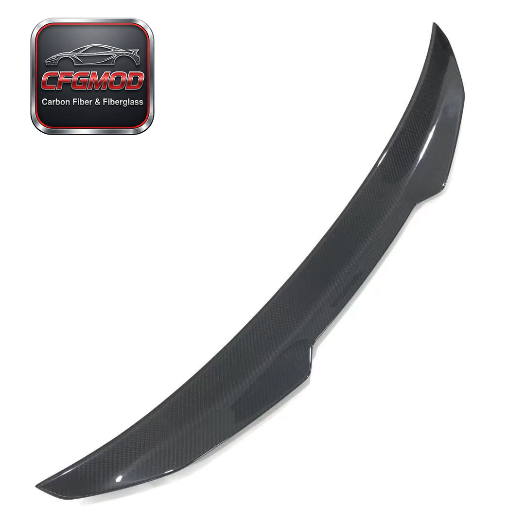 For Audi A5 S5 2013-2020 PSM Style Carbon Fiber Trunk Spoiler Rear Wing — 10