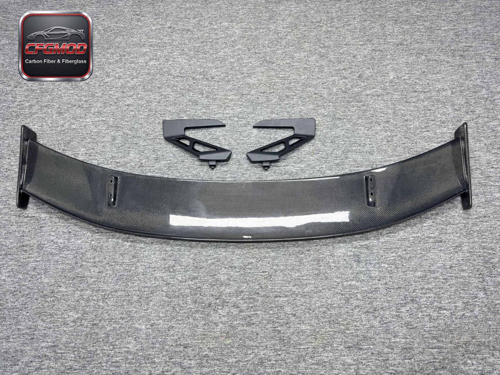 For Audi R8 2017-2023 GT Style Dry Carbon Fiber Rear Wing Spoiler — 10