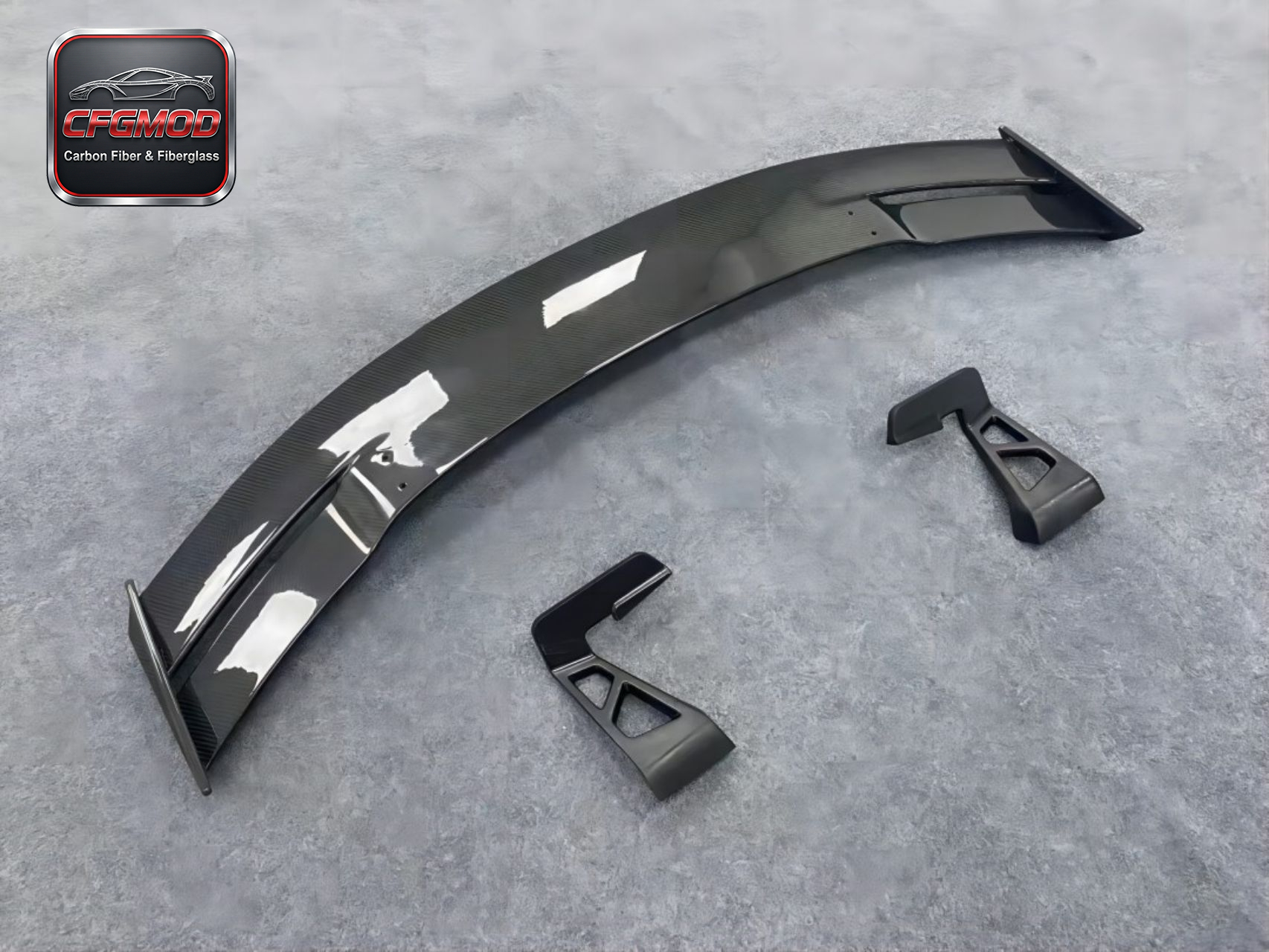 For Audi A5 S5 2013-2020 Carbon Fiber Hollow Rear Wing Spoiler Aero Racing Wing — 6