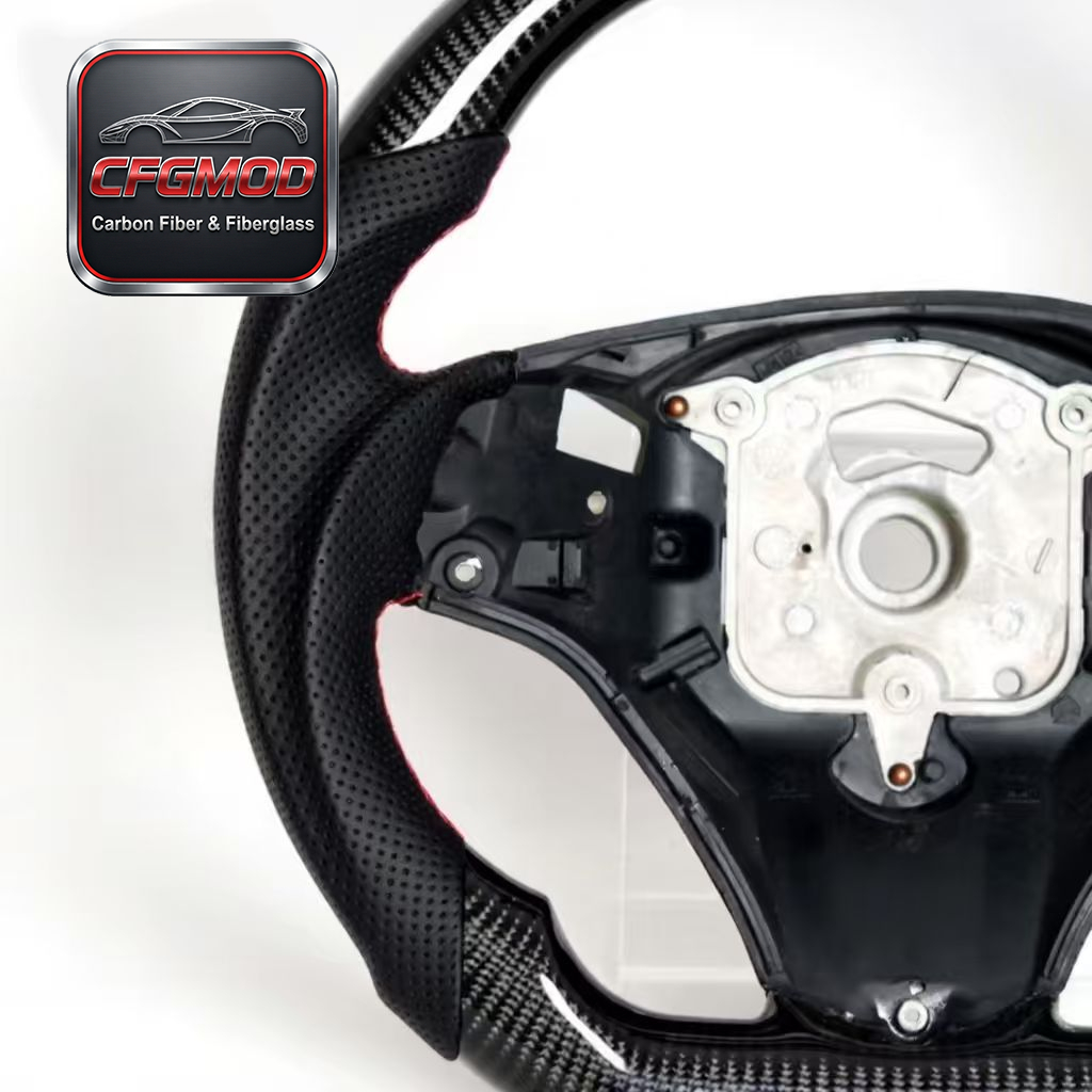 For E-Platform E90 M3 Car Steering Wheel Modification Upgrade Sports Racing OLIVER Fitment — 4