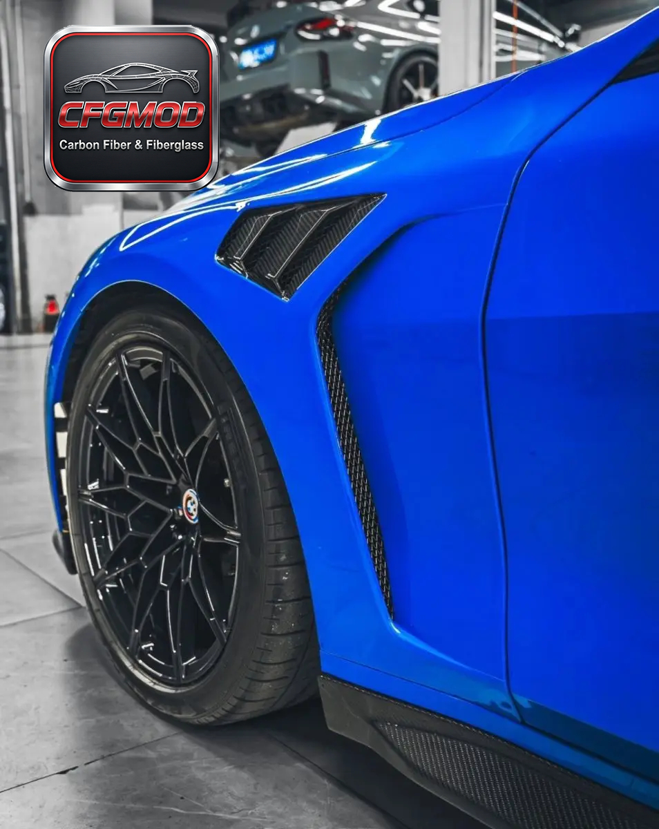 Carbon Fiber ALP Design Front Wing Panels for BMW 2020+ M3 G80 G81 Exterior Modification Accessories — 3