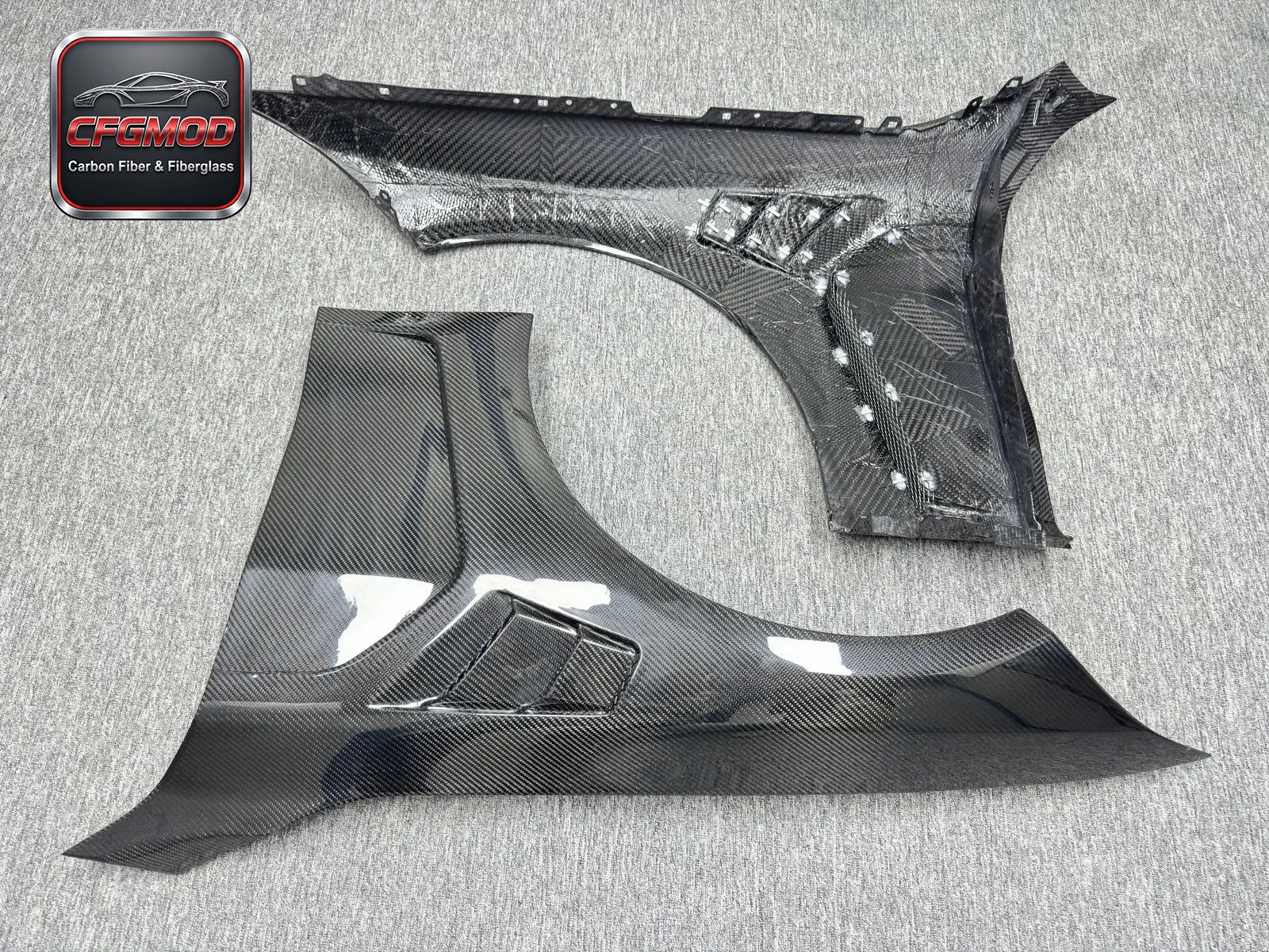 Carbon Fiber ALP Design Front Wing Panels for BMW 2020+ M3 G80 G81 Exterior Modification Accessories — 8