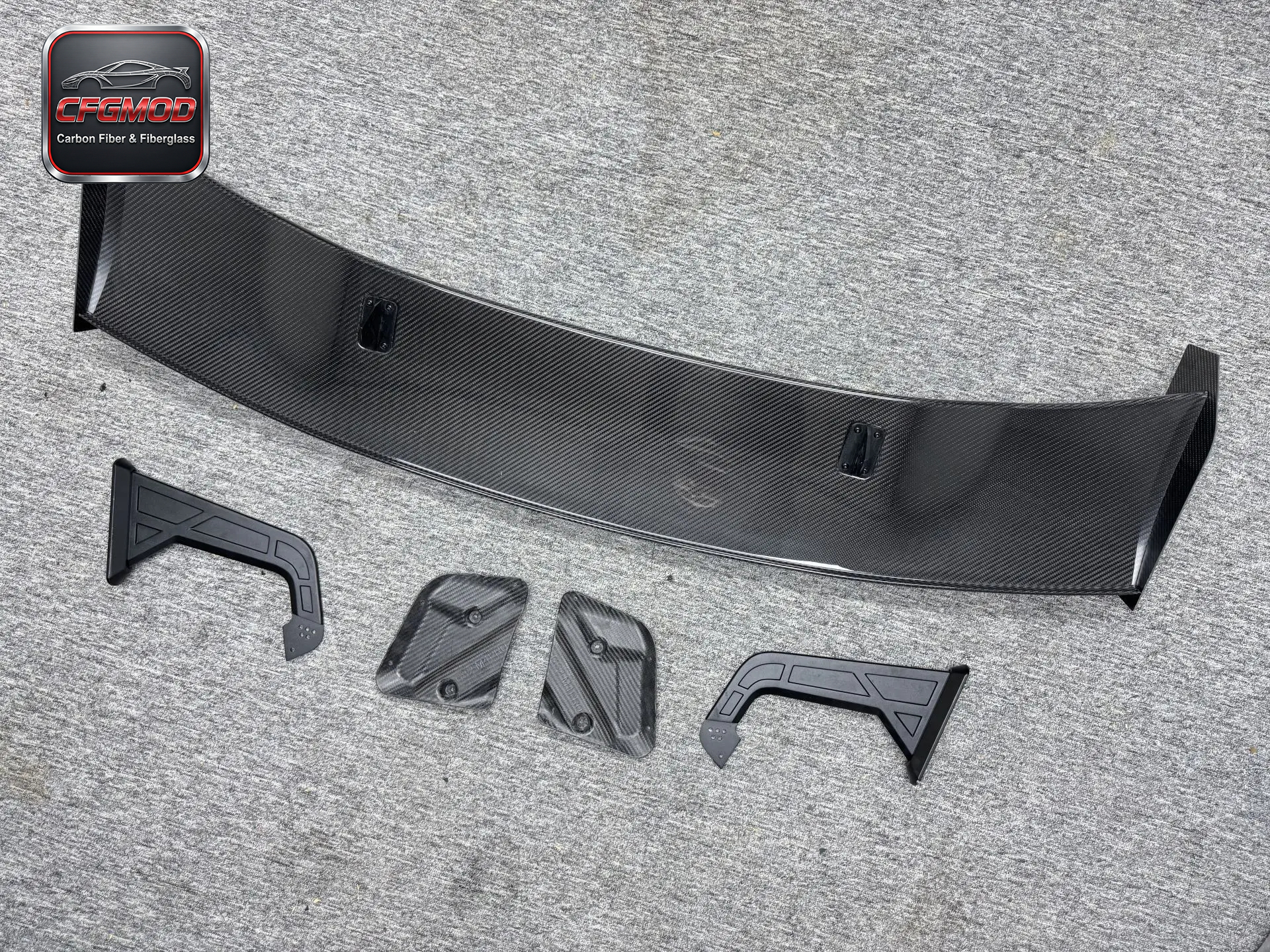 PRO Style Dry Carbon Fiber Rear Wing Spoiler for BMW M2 M3 M4 G8X Sedan Tuning Parts — 8