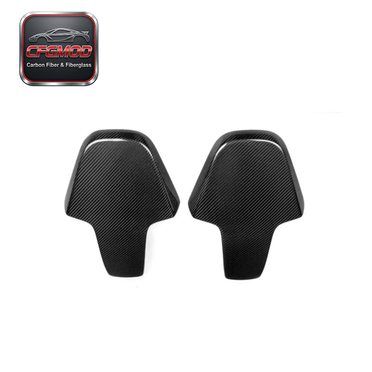 Dry Carbon Fiber Seat Headrest Backrest Trim Covers for BMW M3 M4 G8X Interior Accessories — 10