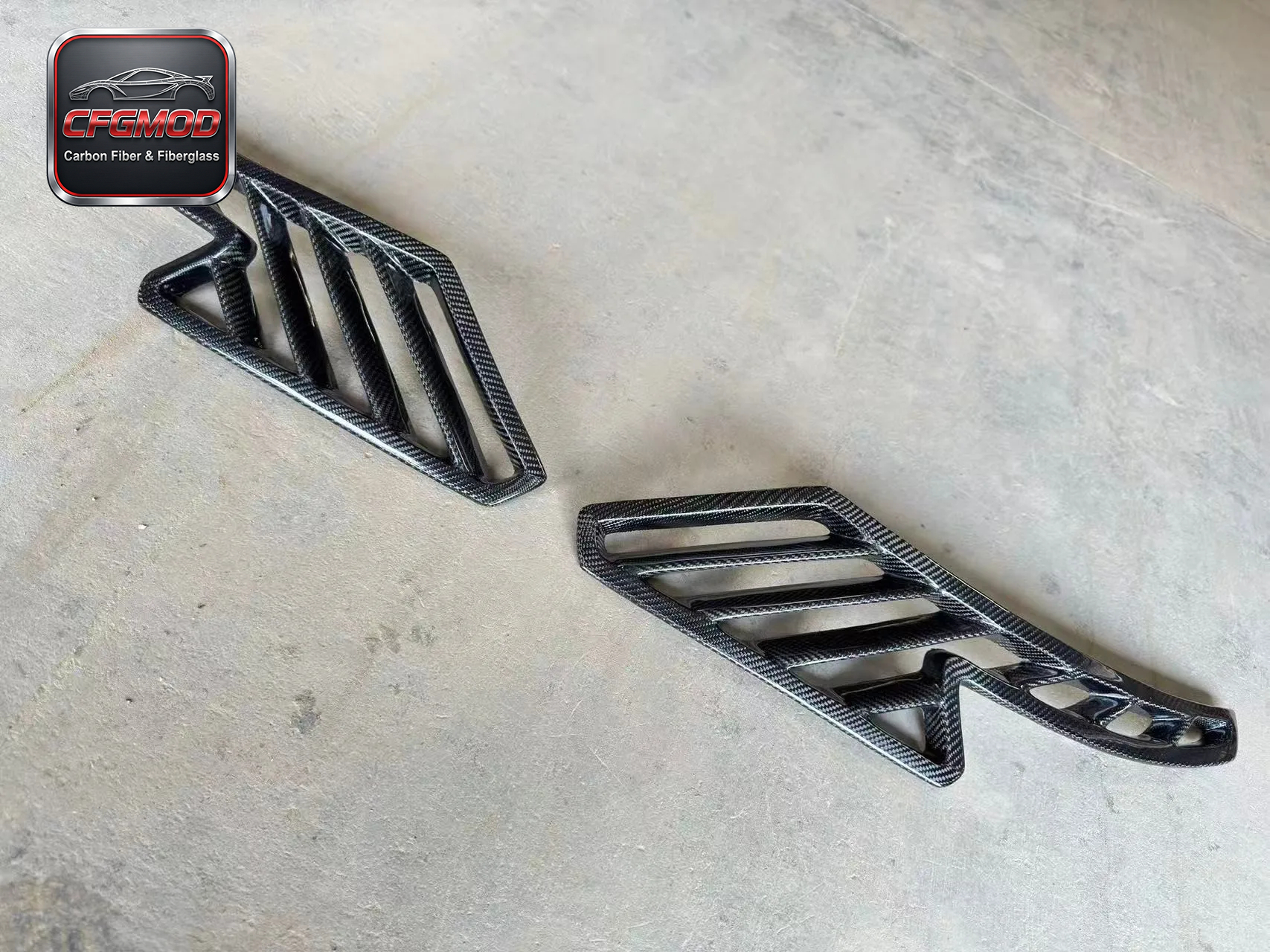 RS Style Carbon Fiber Front Fender Vents Louvers Trim for BMW M3 F80 M4 F82 Tuning Parts — 4