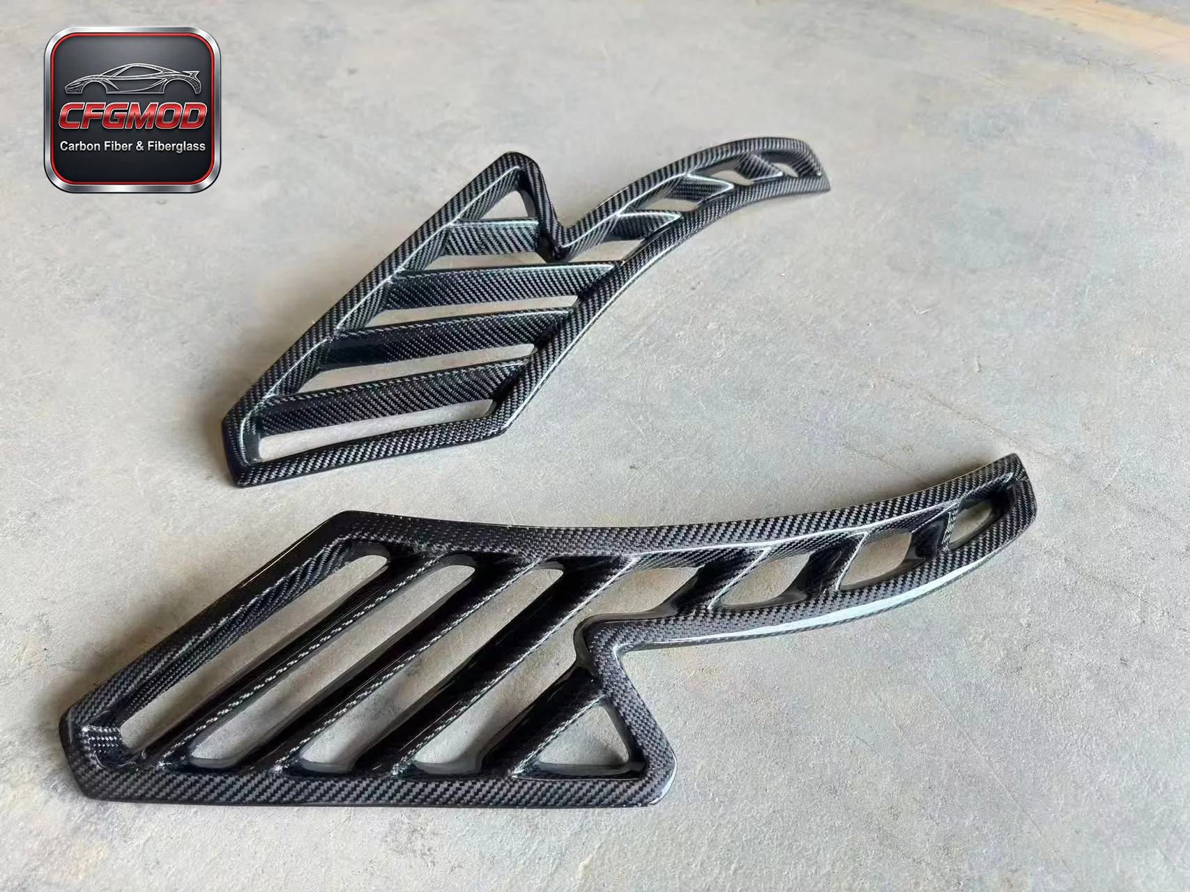 RS Style Carbon Fiber Front Fender Vents Louvers Trim for BMW M3 F80 M4 F82 Tuning Parts — 5