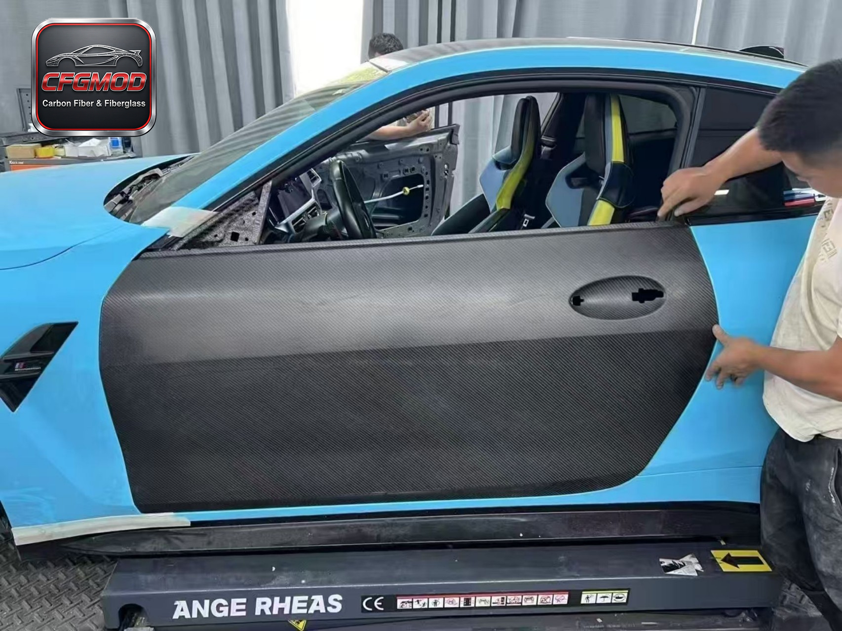 Steel Mold Made Dry Carbon Fiber Front Doors for BMW 2020+ M4 G82 Factory Style Modification Accessories — 3