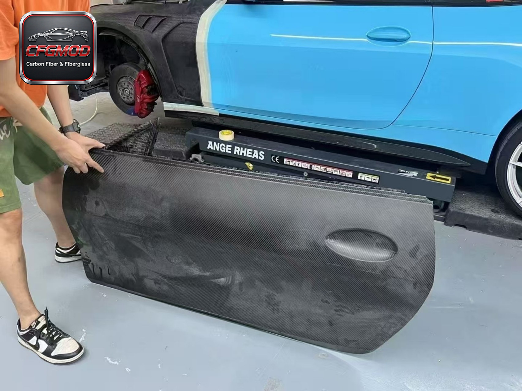 Steel Mold Made Dry Carbon Fiber Front Doors for BMW 2020+ M4 G82 Factory Style Modification Accessories — 4