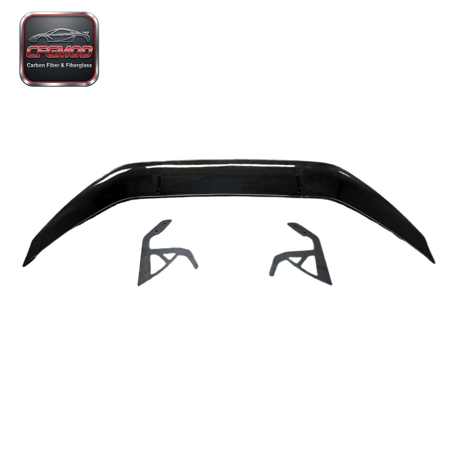 Dry Carbon Fiber AR Design Swan Neck Rear Wing for BMW 2020+ M3 M4 G80 G82 Modification Accessories — 10