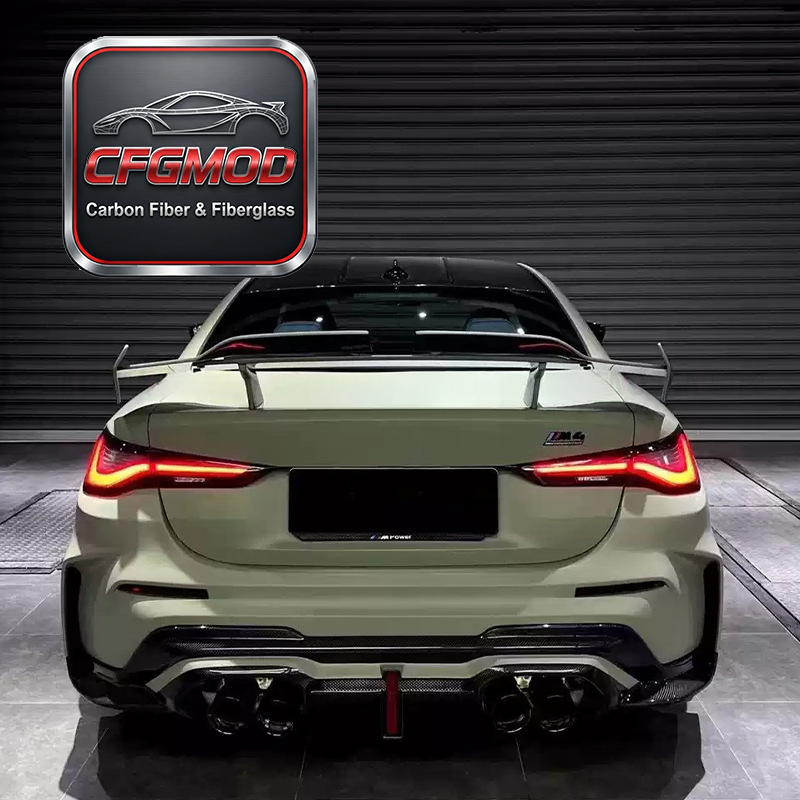For BMW M3 M4 G80 G82 G83 2021+ IMP Style Carbon Fiber Rear Wing Spoiler — 2