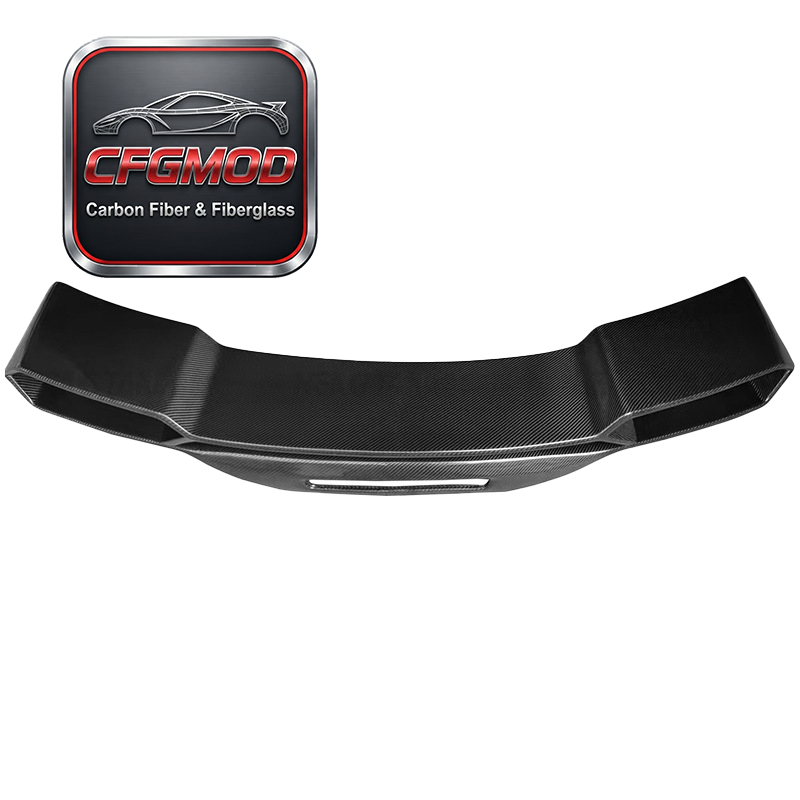 For Chevrolet Camaro 6th Gen Carbon Fiber Transformer Style Double Layer Rear Wing Spoiler — 5