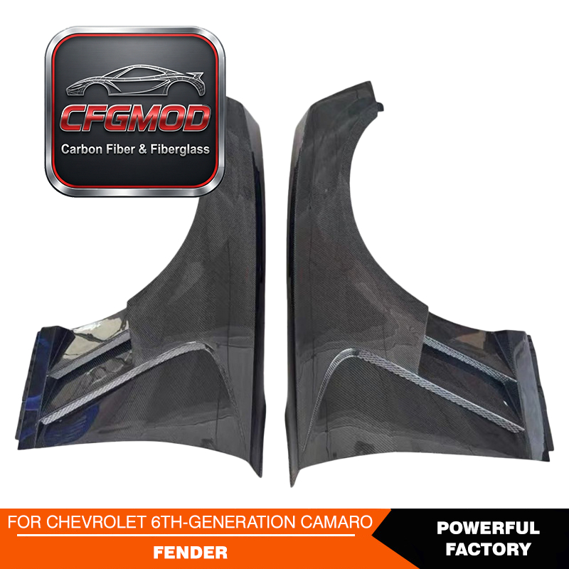 For Chevrolet Camaro 6th Gen Carbon Fiber Widebody Fender Flares Body Kit — 1