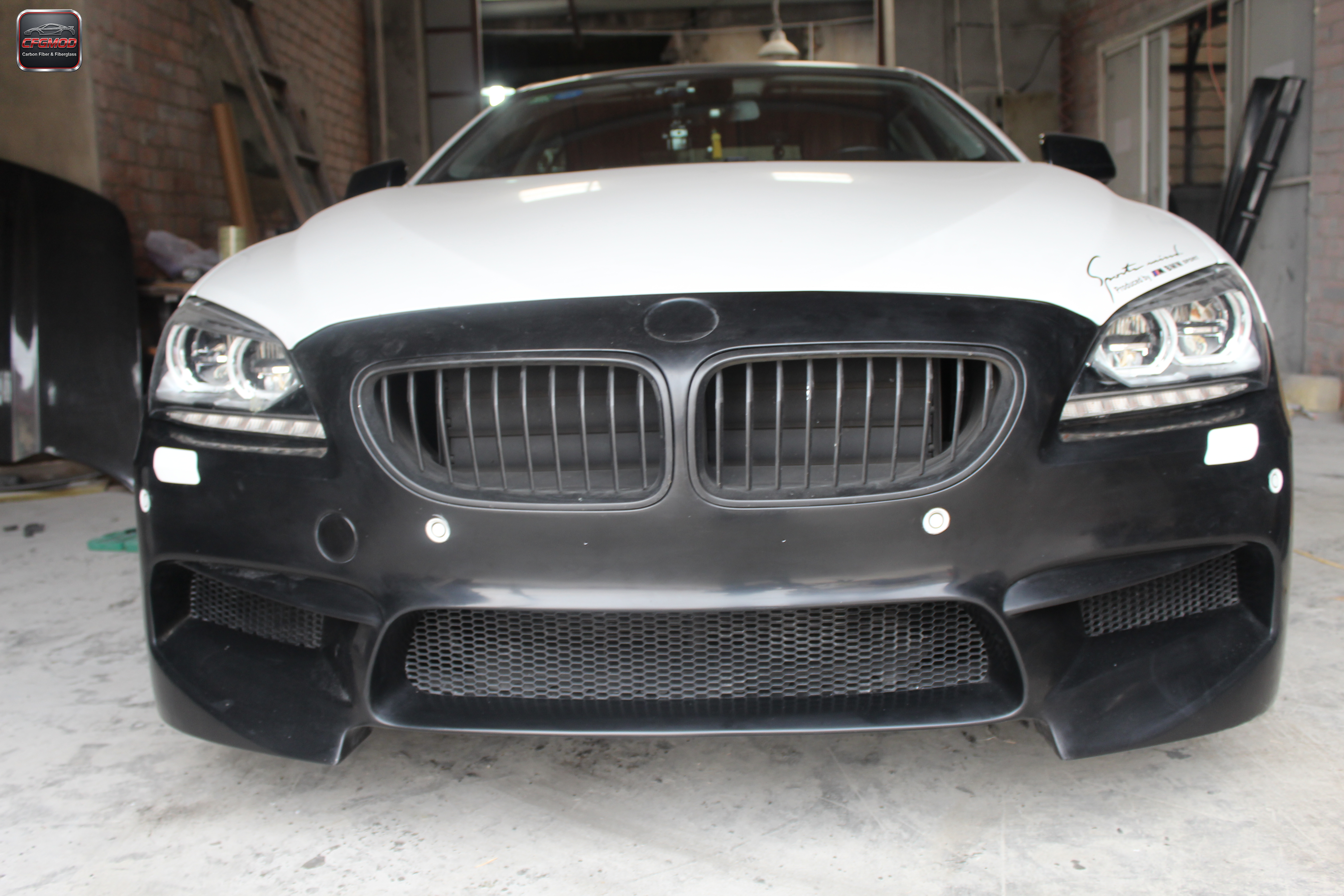 For 11-16 B m w 6 Series/F12/F13 Conversion M 6 Glass Fiber(front Bumper Rear Bumper Side Skirt Rear Lip Fenders ) — 2