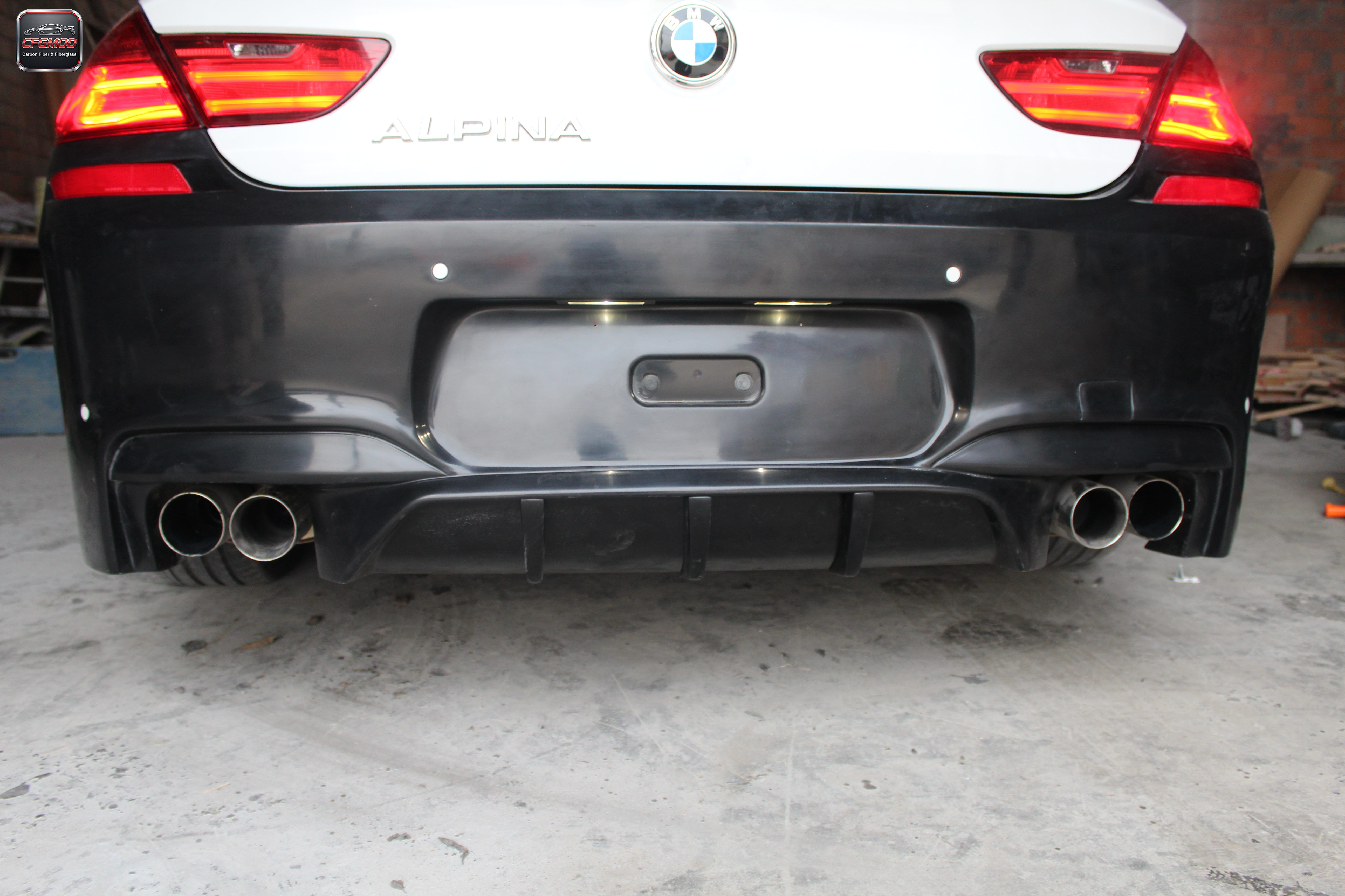 For 11-16 B m w 6 Series/F12/F13 Conversion M 6 Glass Fiber(front Bumper Rear Bumper Side Skirt Rear Lip Fenders ) — 3
