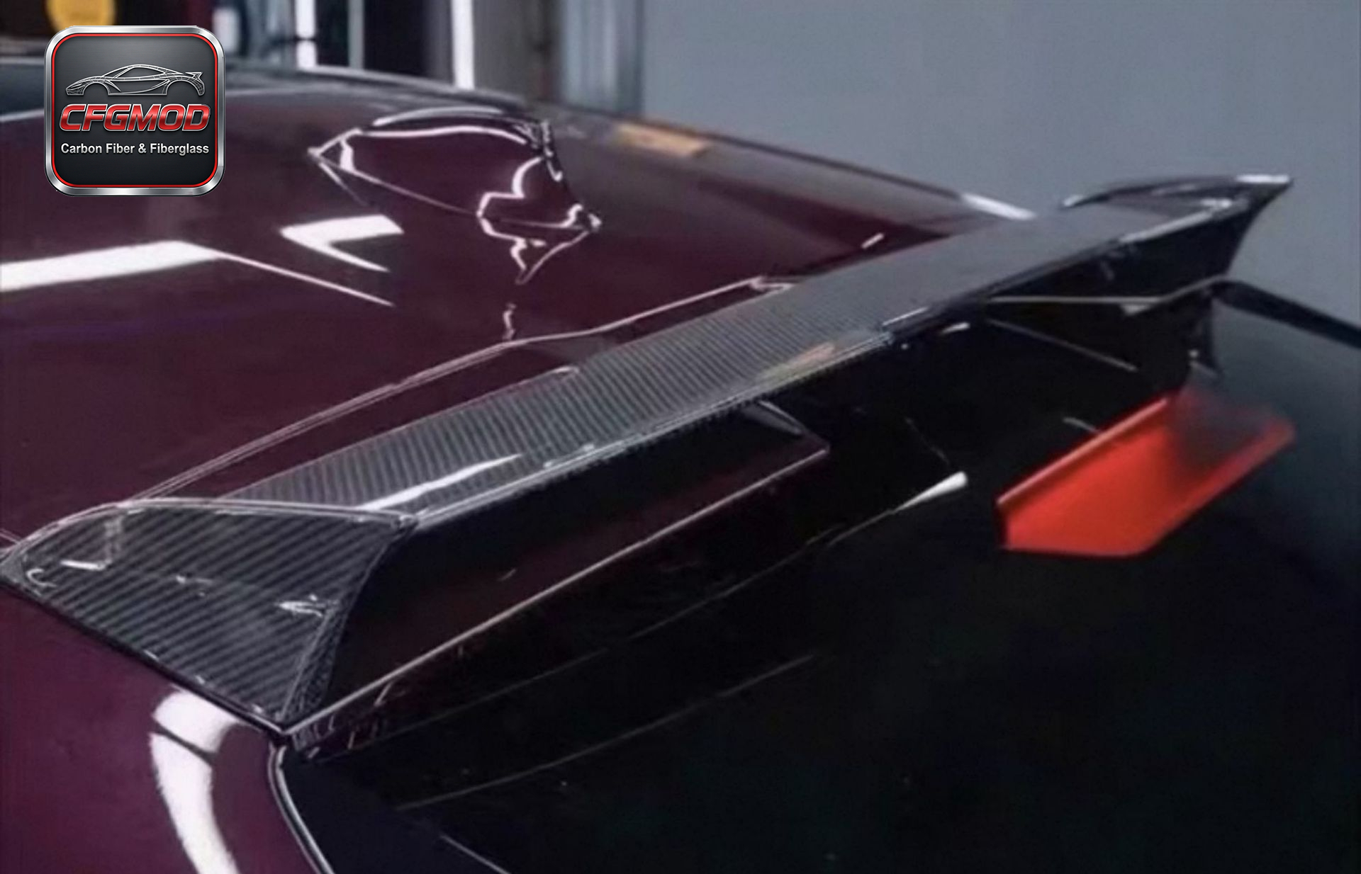 2019-2025 BMW X6 G06 LD Style Carbon Fiber Roof Spoiler Wing — 5