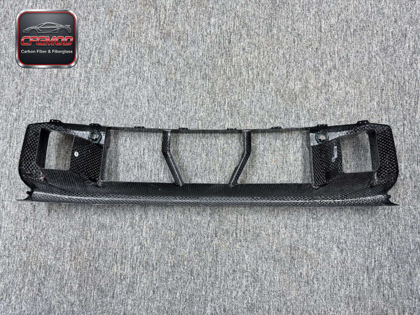 2022+ M2 G87 OEM Style Dry Carbon Fiber Lower Front Grille — 3