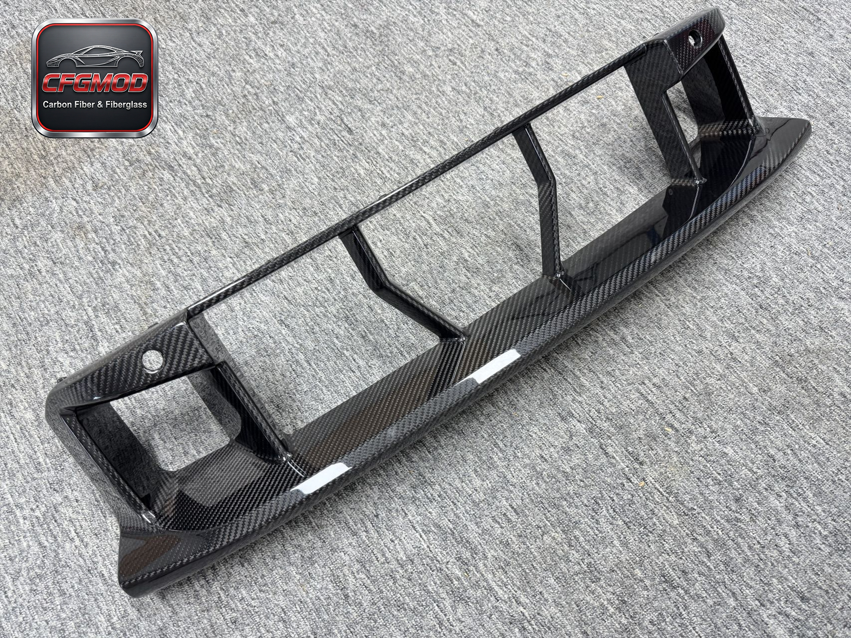 2022+ M2 G87 OEM Style Dry Carbon Fiber Lower Front Grille — 5