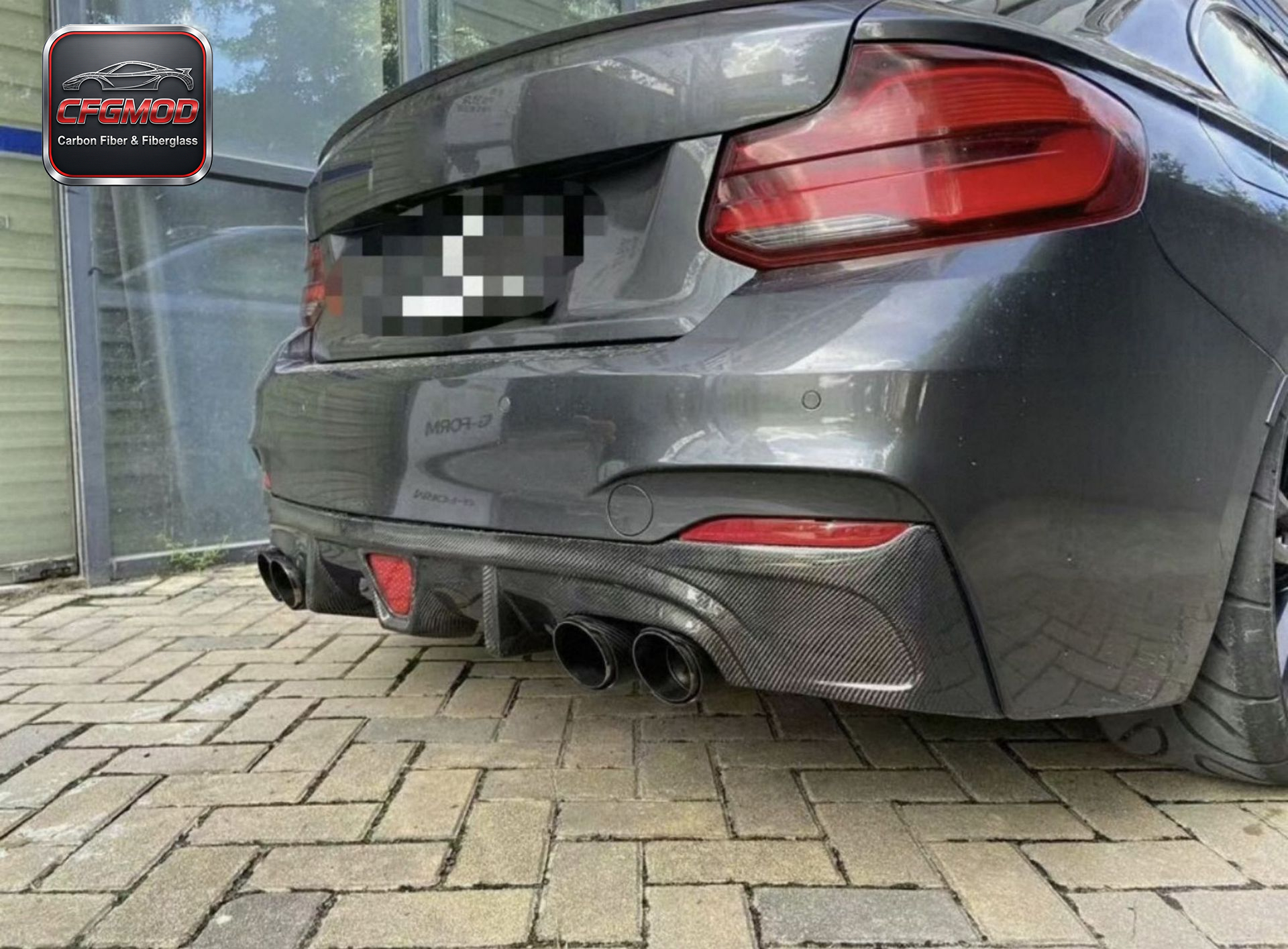 2014-2021 2 Series M235i F22 F23 3D Style Carbon Fiber Front Lip Splitter — 5