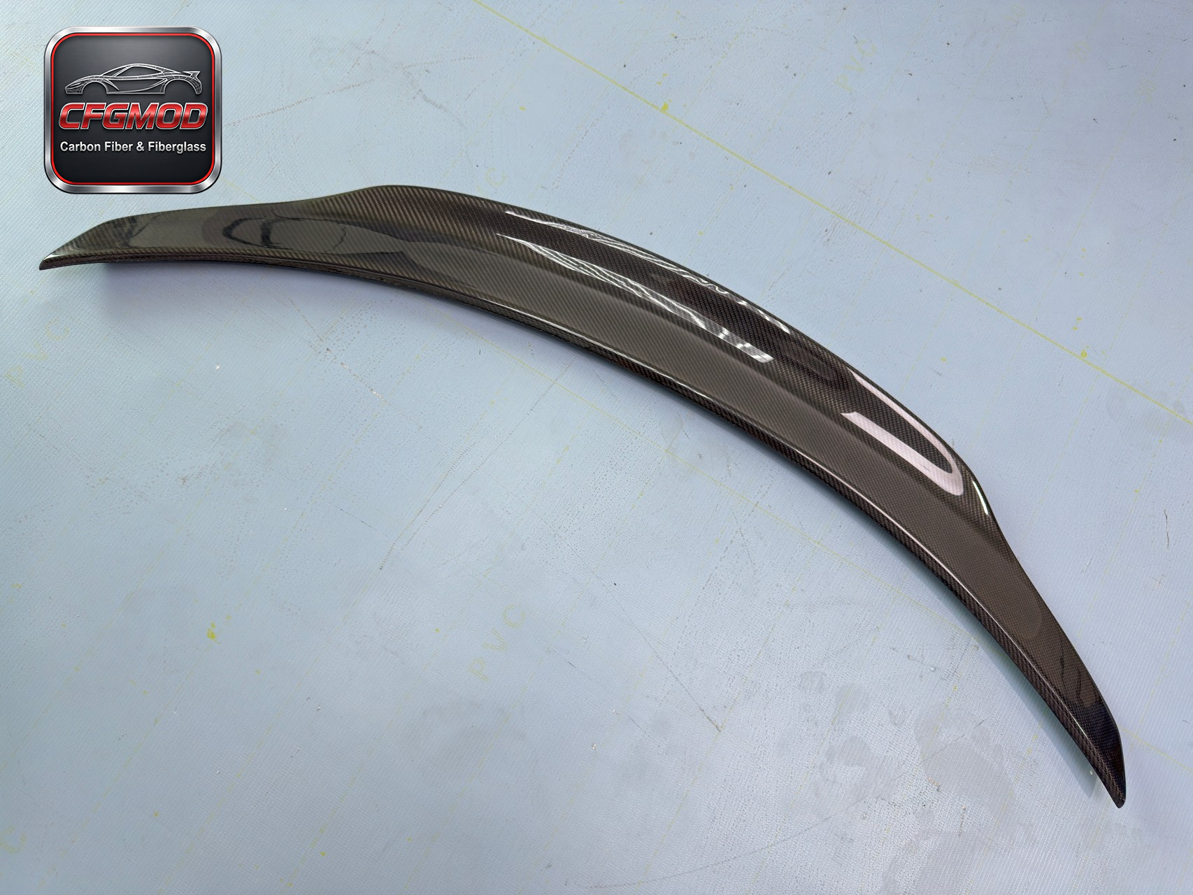 Real Carbon Fiber Rear Trunk Spoiler Wing PSM Style for Mercedes W205 C63 2015-2021 — 8