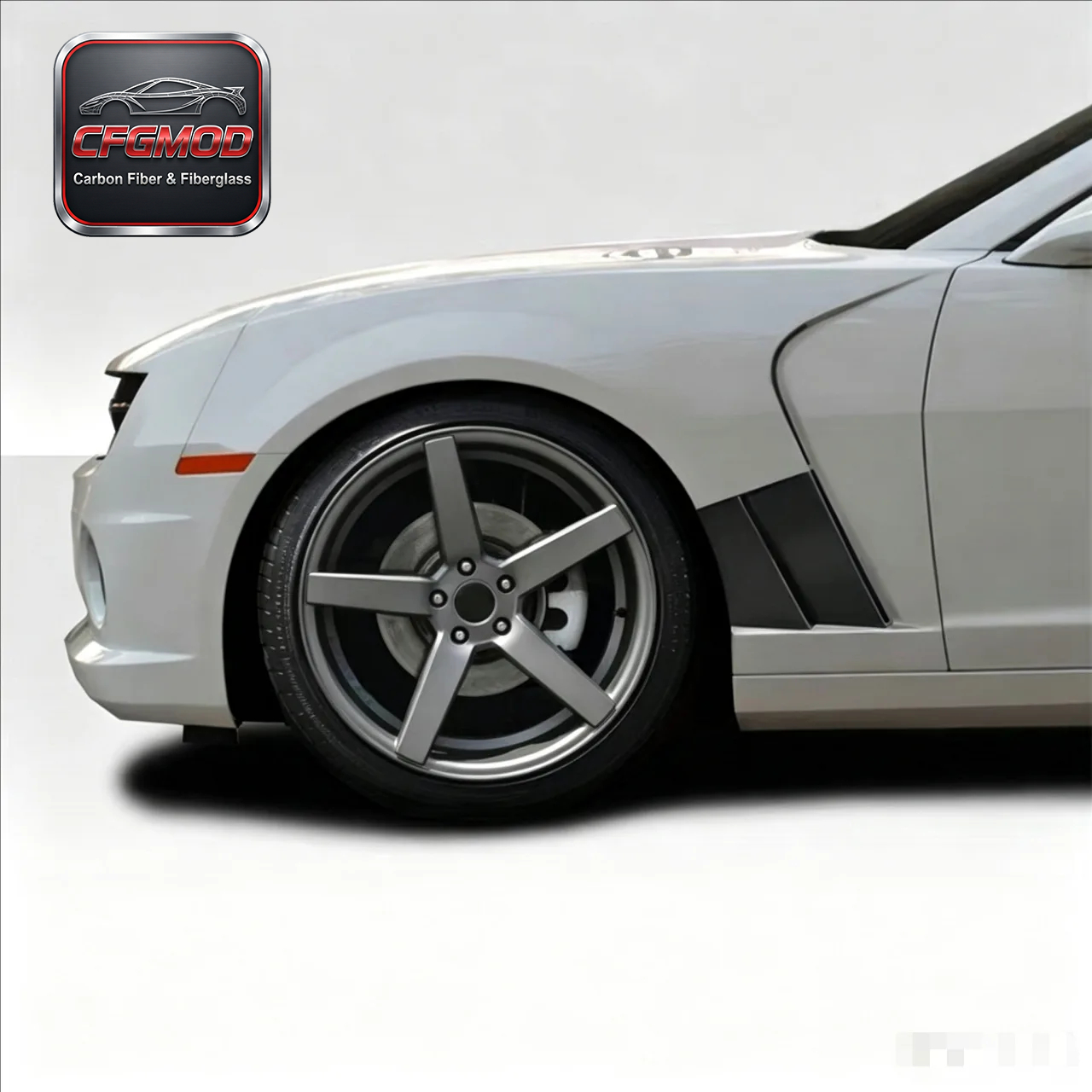 For Chevrolet Camaro 2017-2022 Carbon Fiber Vented Front Fenders Fender Vent Aero Replacement — 3