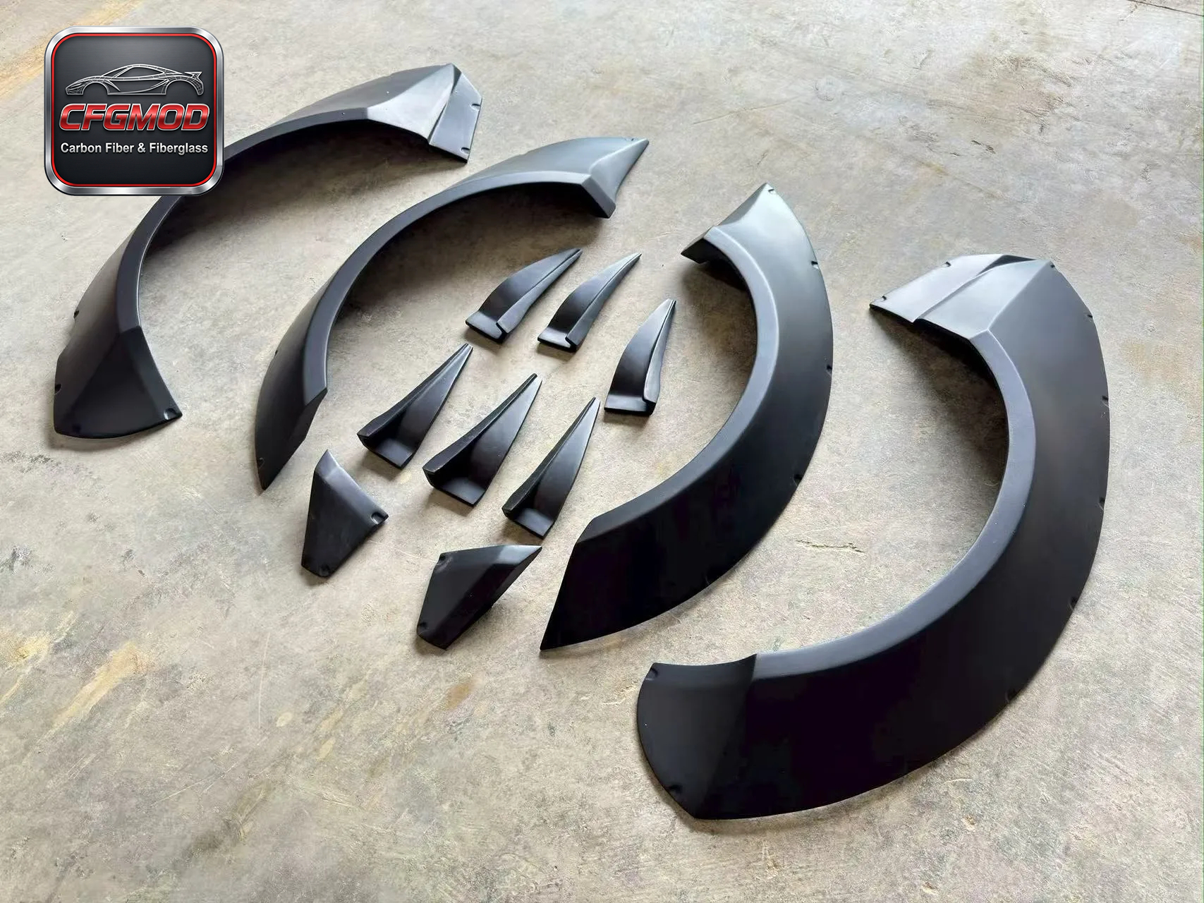 For Chevrolet Camaro 2008-2015 MB Style Wide Fender Flares FRP Primer Wheel Arch Flares — 6