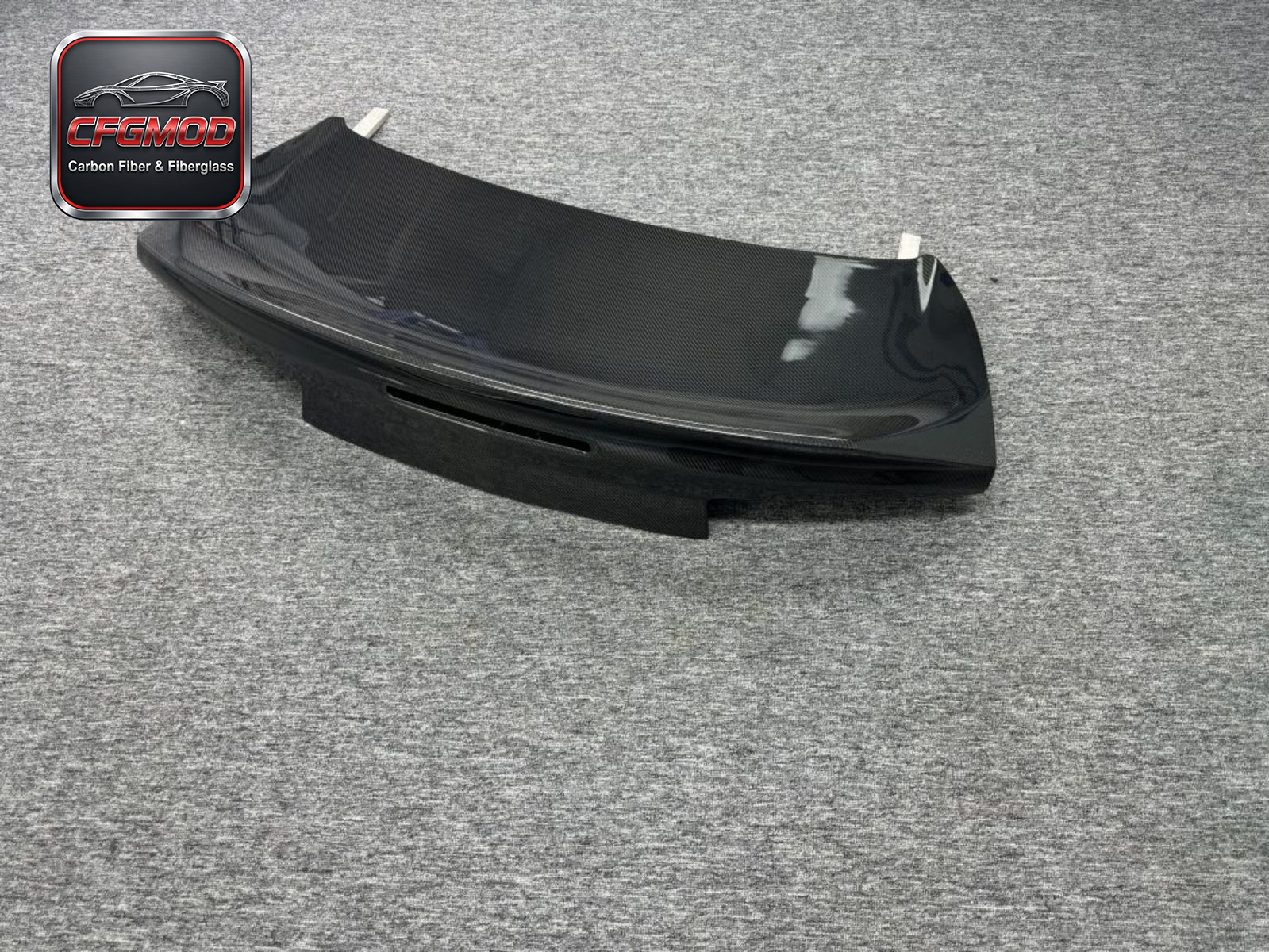 For Chevrolet Camaro 2017-2019 Carbon Fiber Trunk Lid Decklid with Ducktail Spoiler Rear Lip — 7