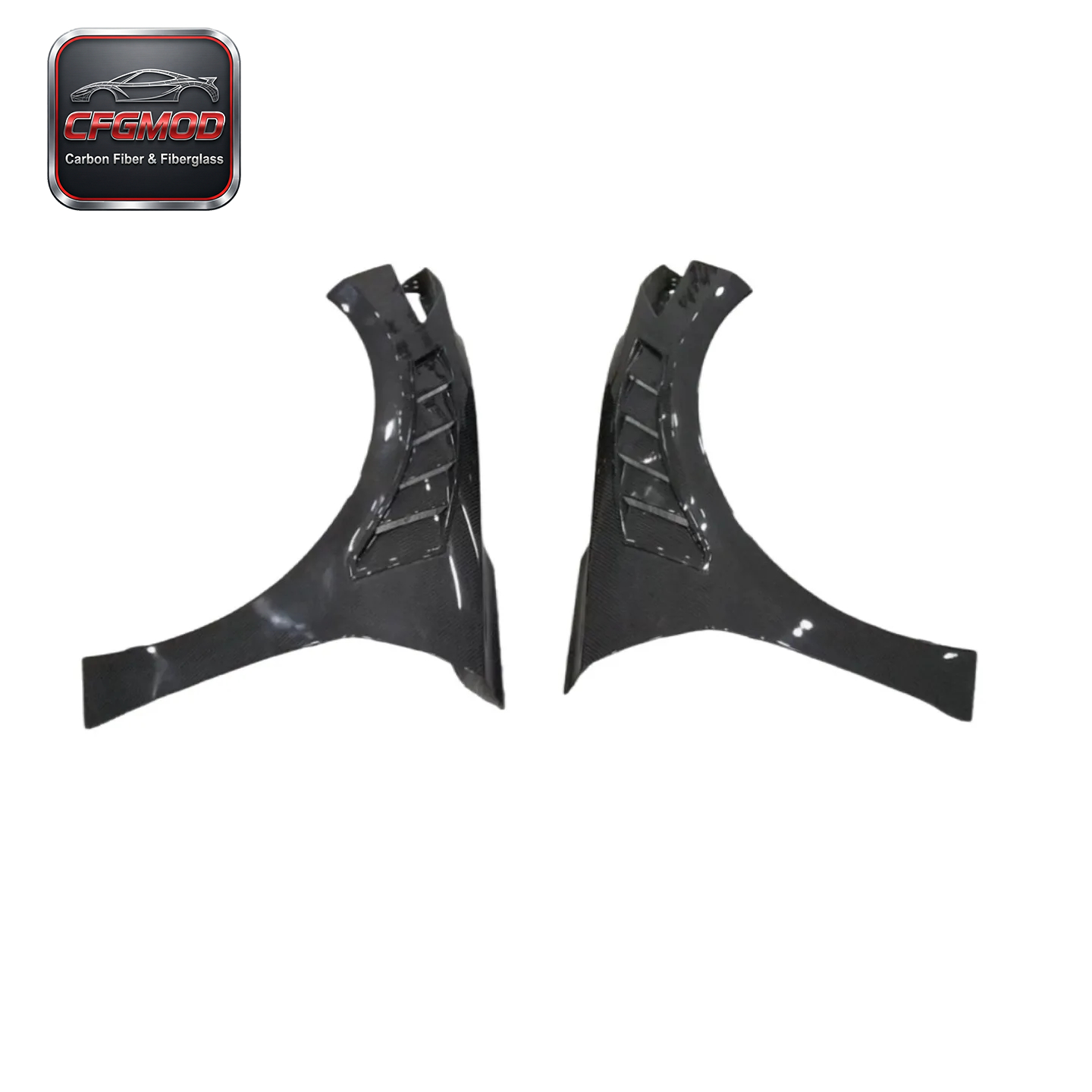 Real Carbon Fiber Vented Front Fenders Wheel Arches for Chevrolet Corvette C8 2020+ — 9
