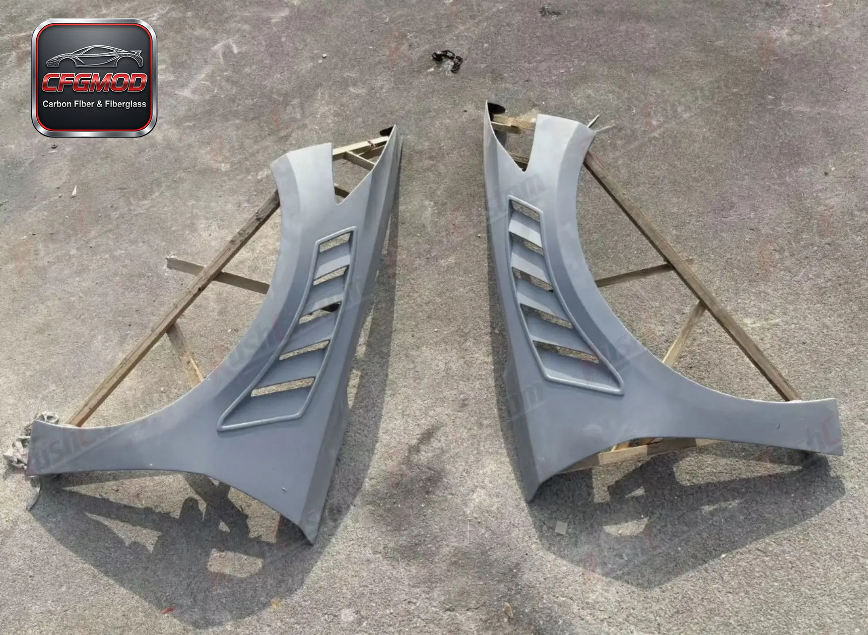 Real Carbon Fiber Vented Front Fenders Wheel Arches for Chevrolet Corvette C8 2020+ — 10