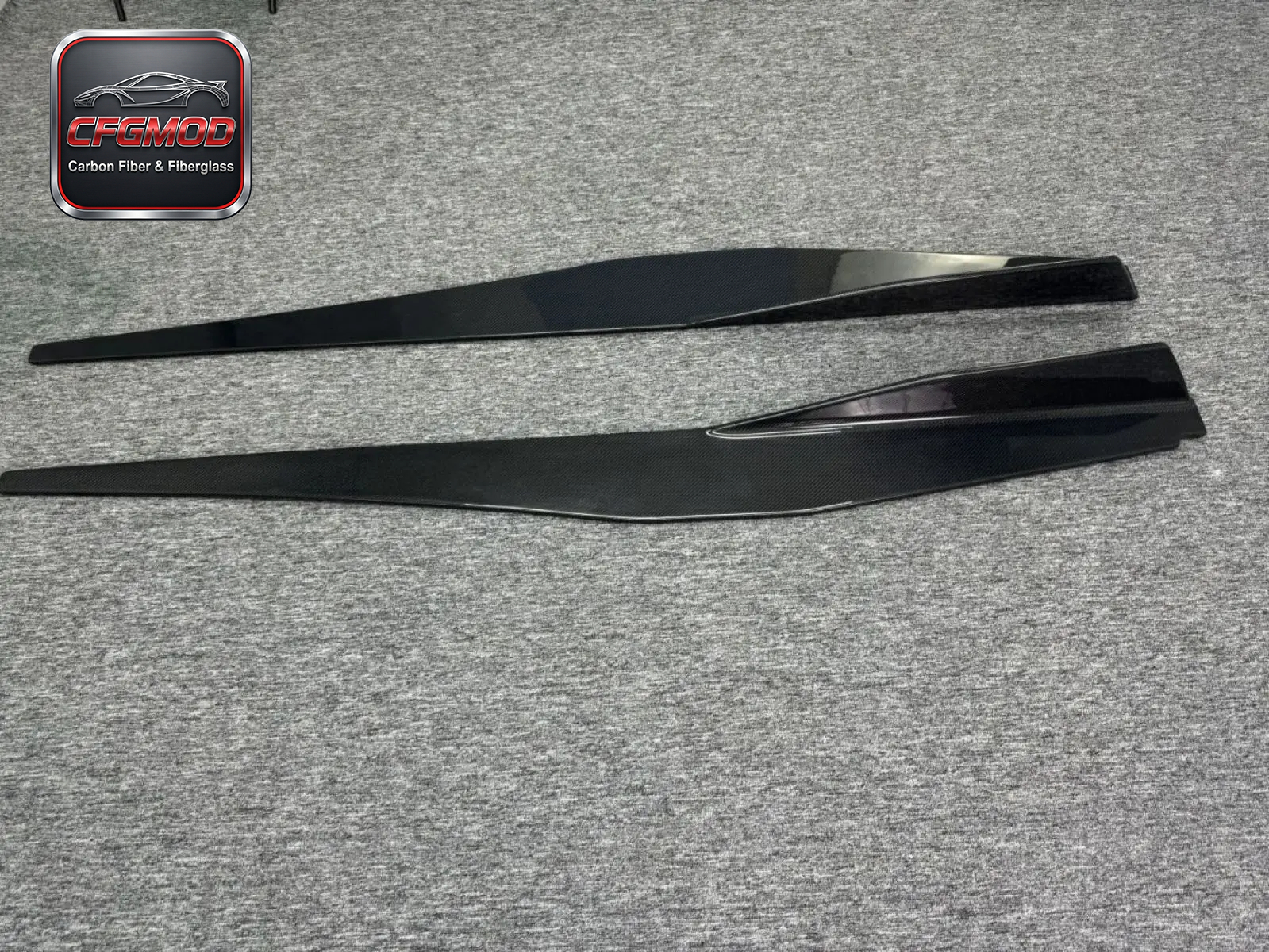 Dry Carbon Fiber Aerodynamic Side Blades Splitters for Chevy Corvette C8 2020-2024+ — 7