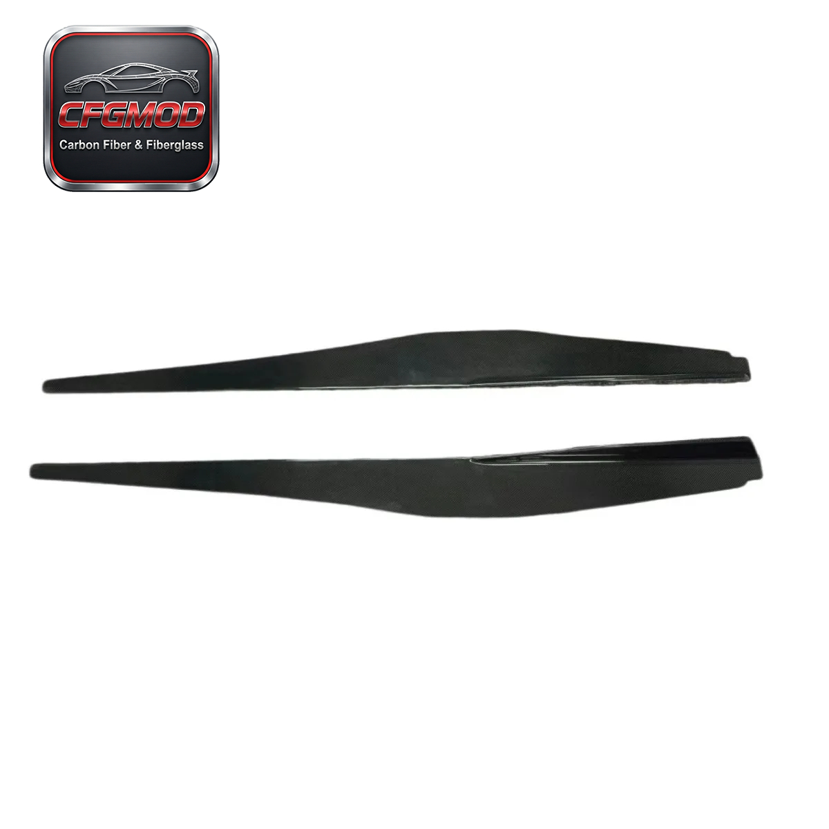 Dry Carbon Fiber Aerodynamic Side Blades Splitters for Chevy Corvette C8 2020-2024+ — 8