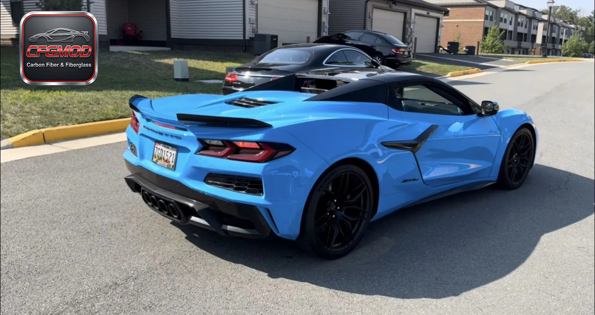Dry Carbon Fiber Side Skirts Rocker Panels Extensions for Chevrolet Corvette C8 Z06 2020+ — 5
