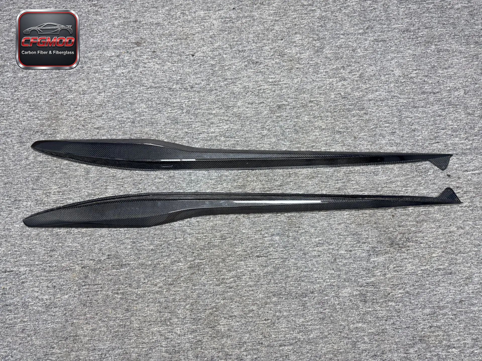 Dry Carbon Fiber Side Skirts Rocker Panels Extensions for Chevrolet Corvette C8 Z06 2020+ — 9