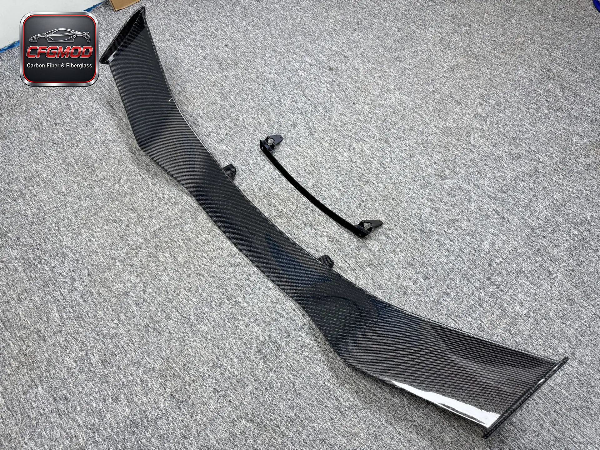 Dry Carbon Fiber Z07 Style Rear Trunk Spoiler Wing for Chevrolet Corvette C8 Z51 2020+ — 3